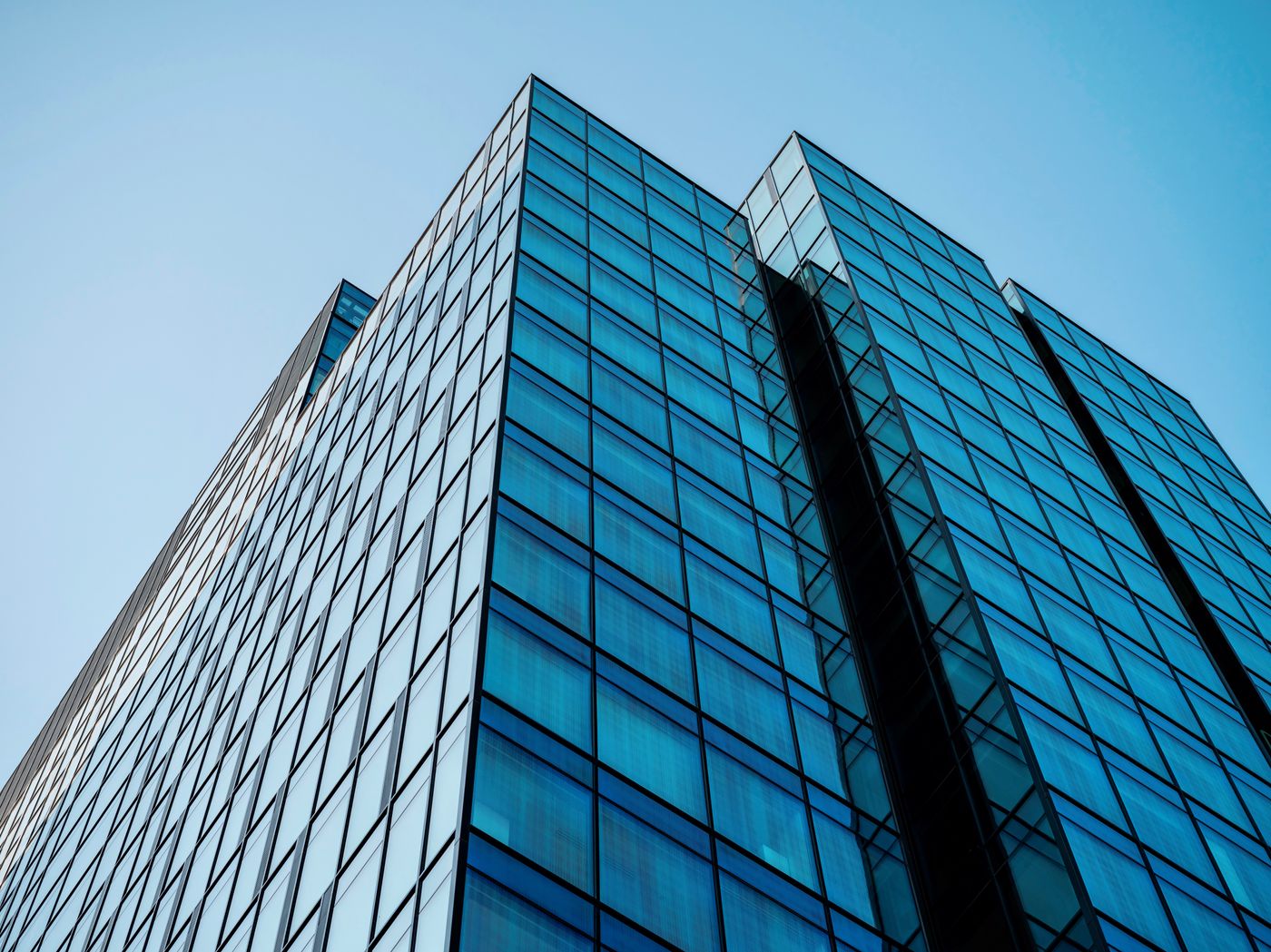 Office building windows commercial real estate