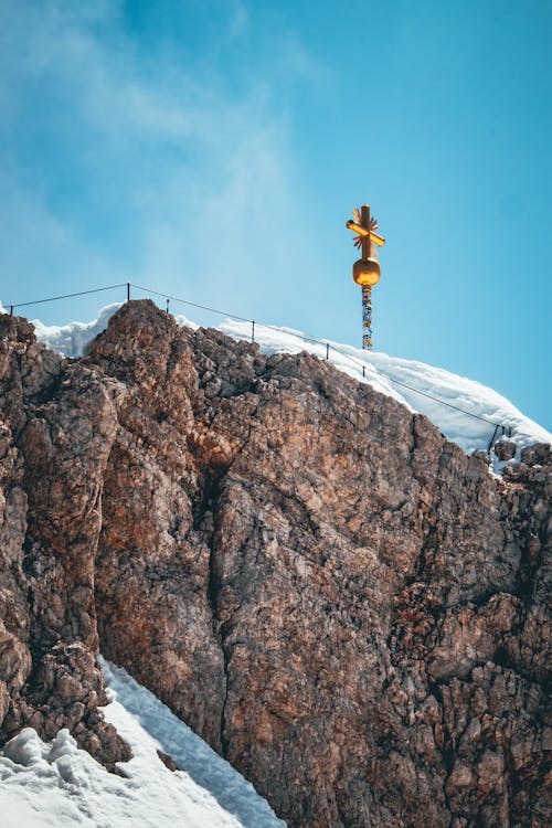 Imagine de stoc gratuită din Alpi, fotografiere verticală, frig