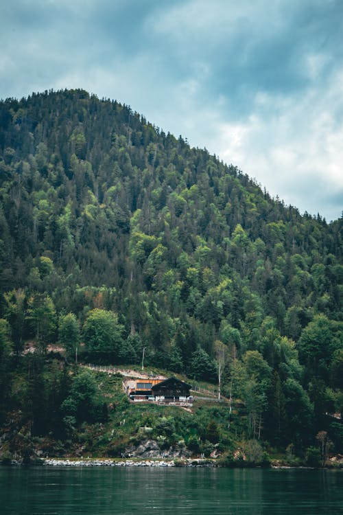 垂直拍攝, 山丘, 房子 的 免費圖庫相片