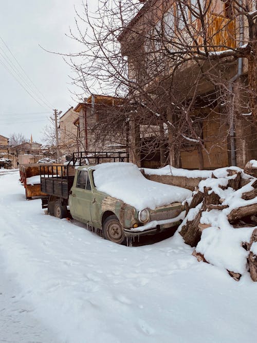 Foto profissional grátis de automóvel, caminhão, com frio