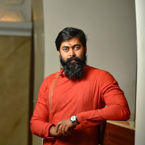 Indian Traditional beard man