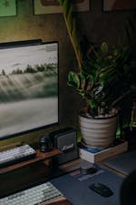 Streaming Computer Setup · Free Stock Photo