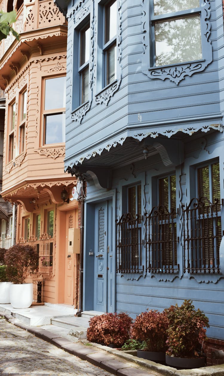 Houses Pastel Facades