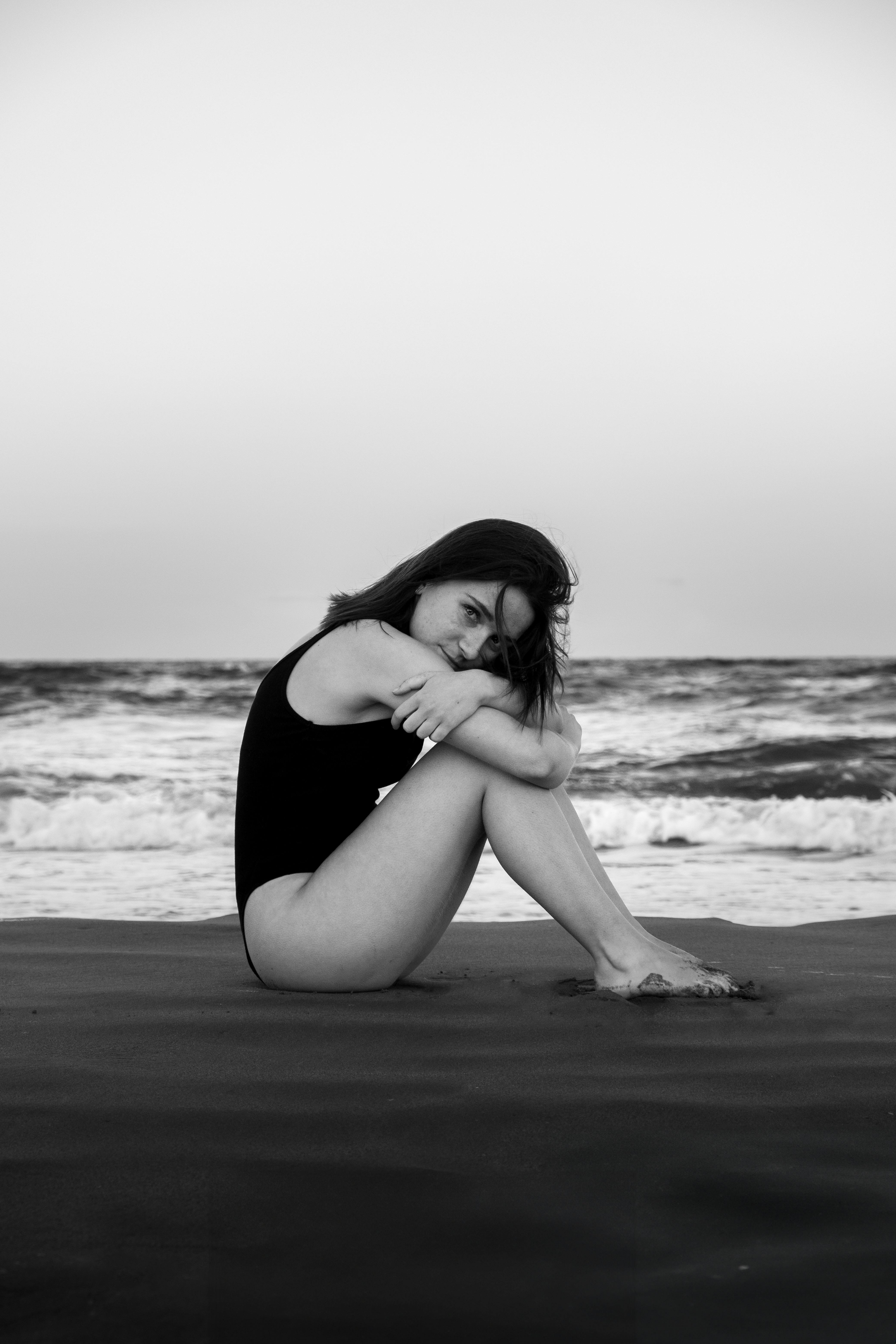 Brunette in Swimming Costume · Free Stock Photo