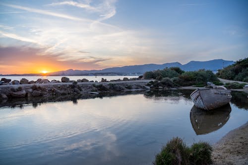 Seashore at Sunset