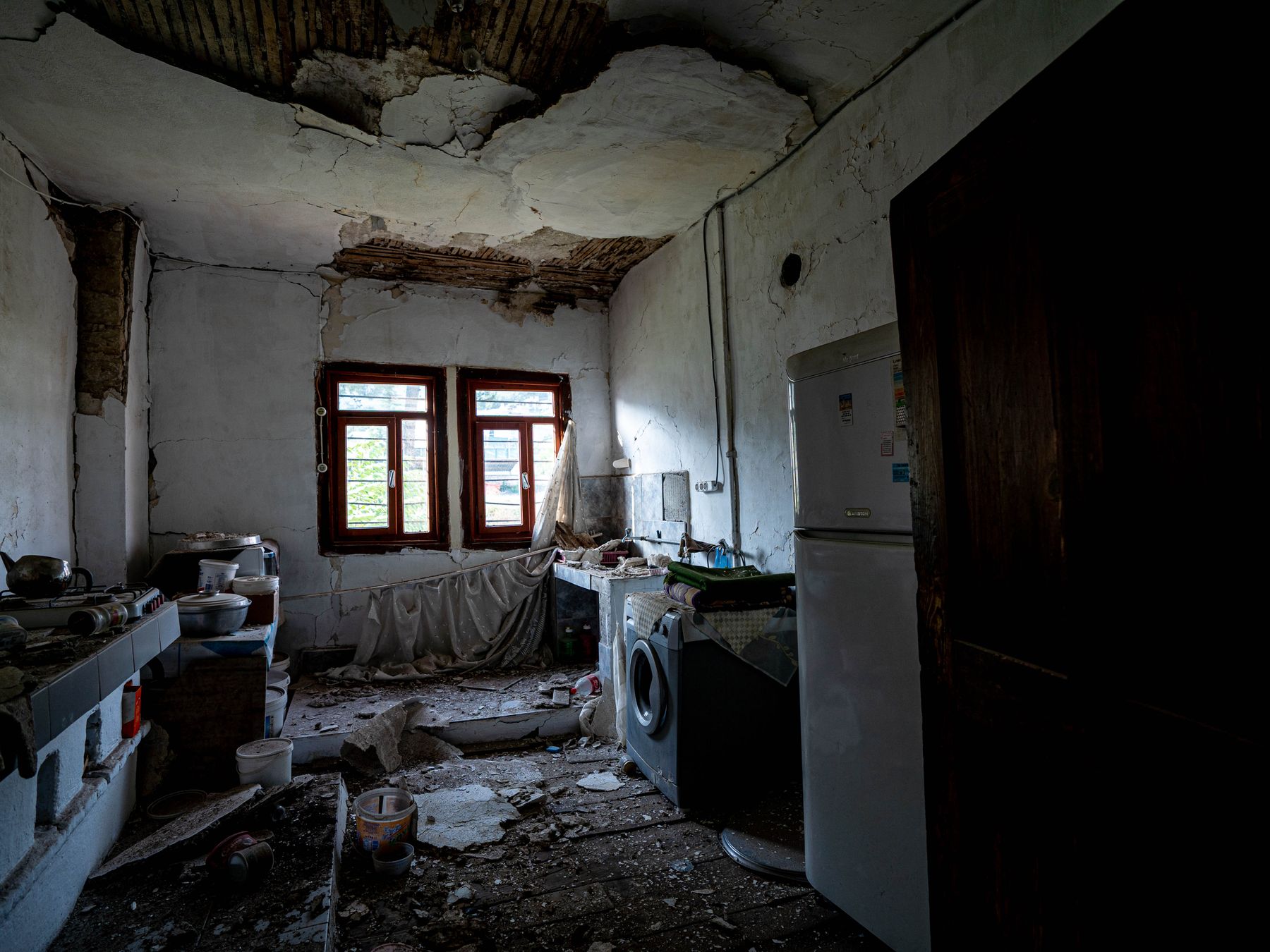 Badwell Ash — house clearance team loading furniture into a van