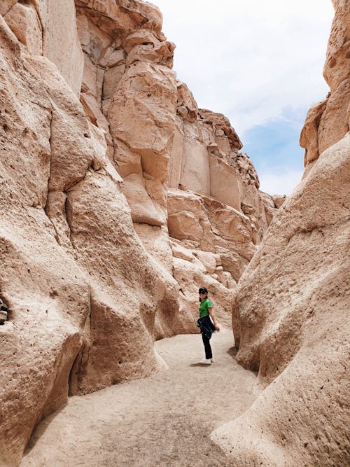 Woman Walking in Red Canyon