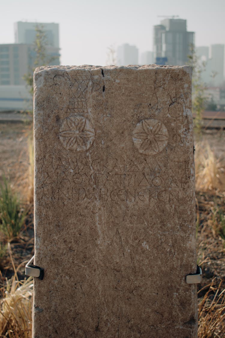 Vintage, Greek Gravestone