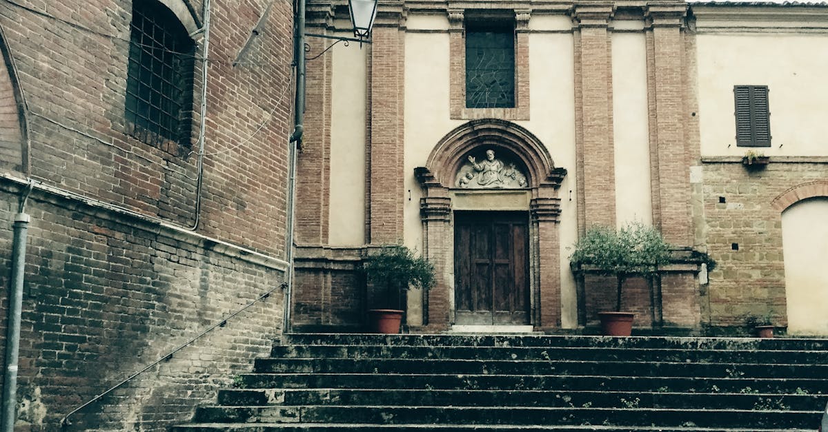 Entrance to San Pietro alle Scale Church in Siena, Italy · Free Stock Photo