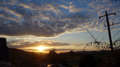 Gratis lagerfoto af solnedgang, tyskland