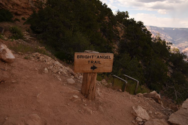 A Sign On A Trail 