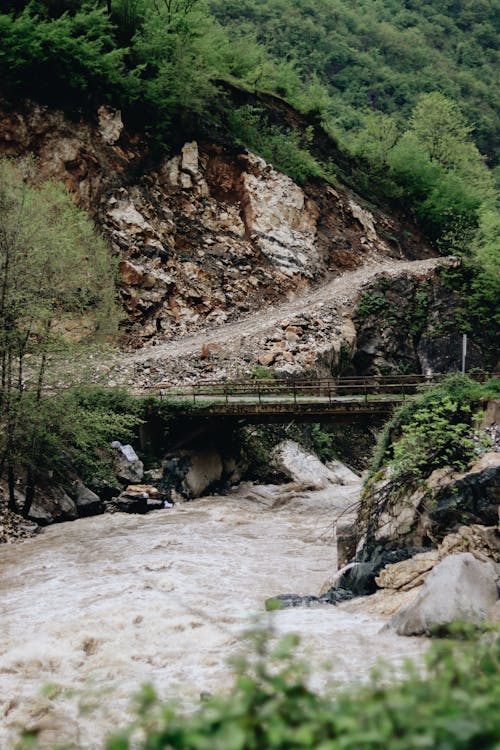 Základová fotografie zdarma na téma hory, kopce, most