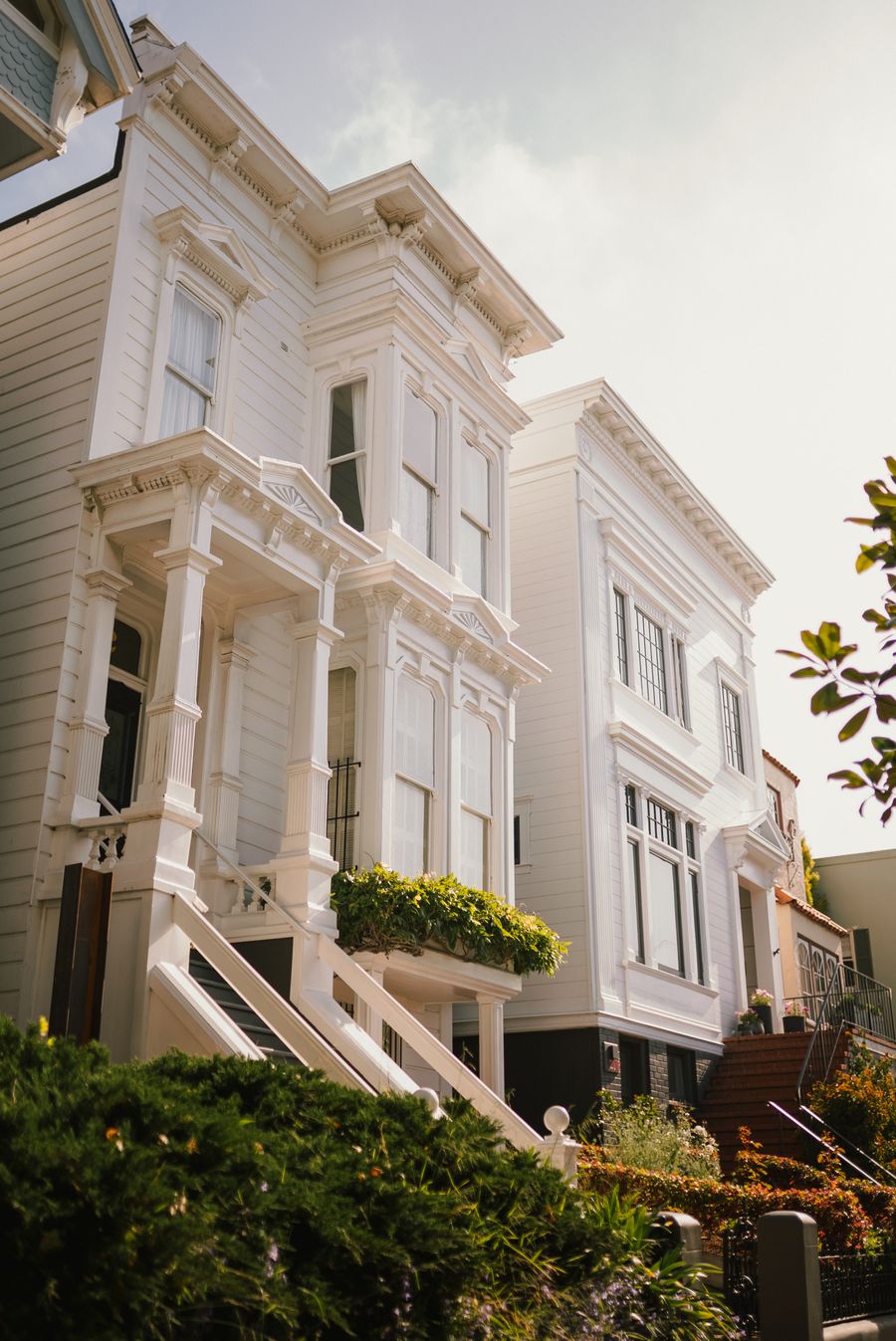 Victorian townhouses in San Francisco