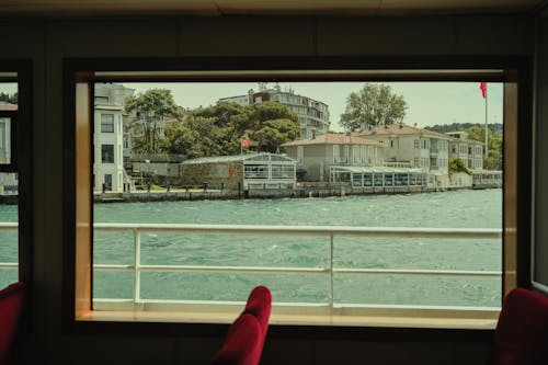 Istanbul Buildings behind Vessel Window