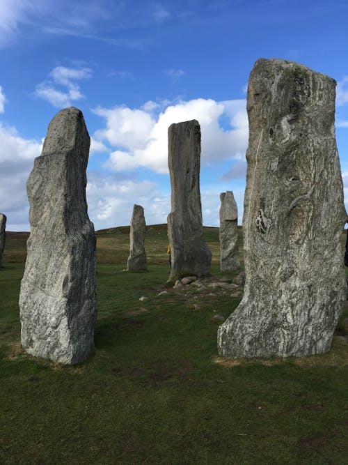 Ancient Stone Blocks in Callanish