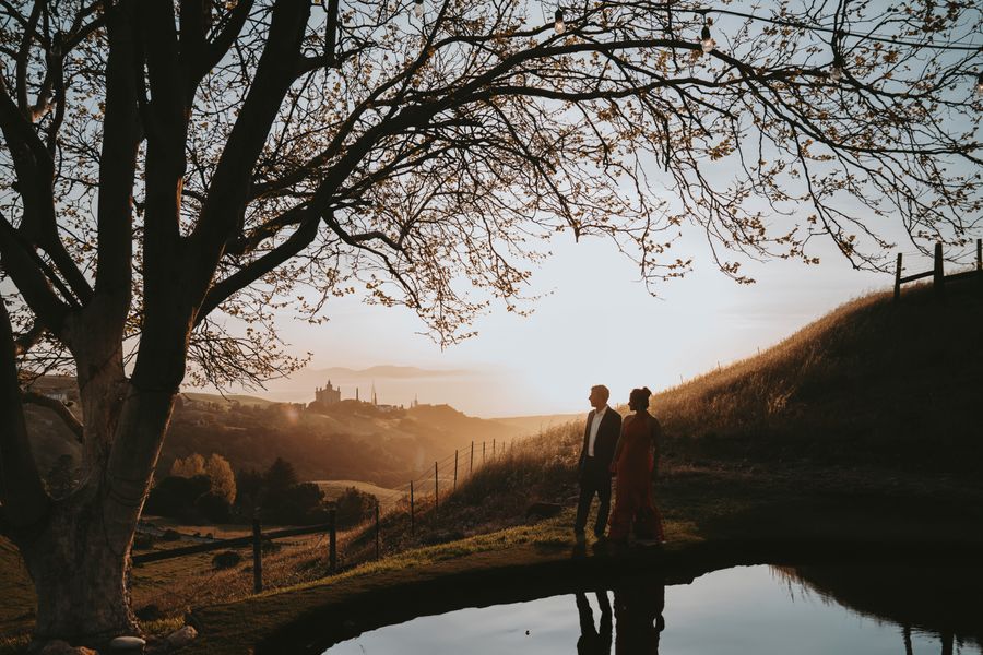 Two people sharing a meaningful personal moment