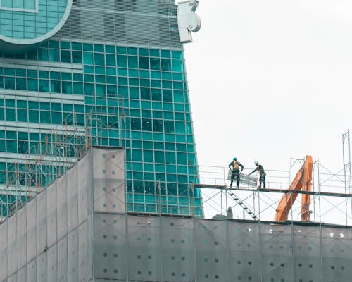 건설 현장, 건축업자, 고층 건물의 무료 스톡 사진