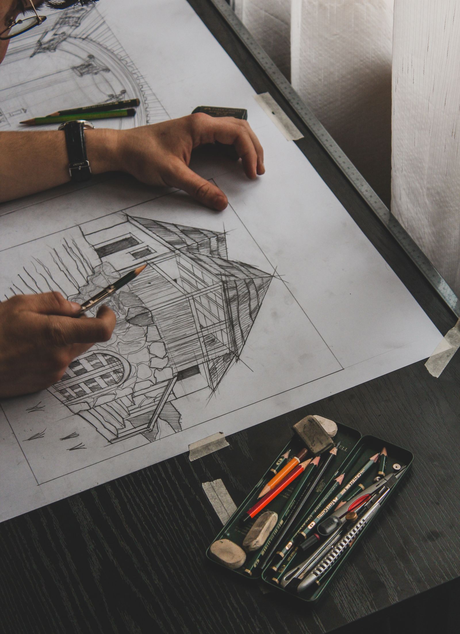 Work Projecta A Person Working on a Project · Free Stock Photo