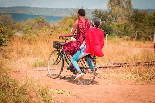 คลังภาพถ่ายฟรี ของ masai, จักรยาน, ประเทศแทนซาเนีย