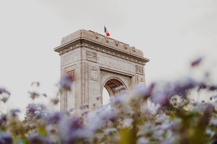 The Arc De Triomphe In Paris, France 