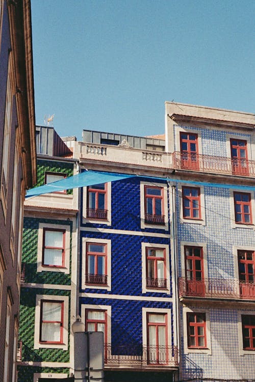 Tiled Facades of Townhouses