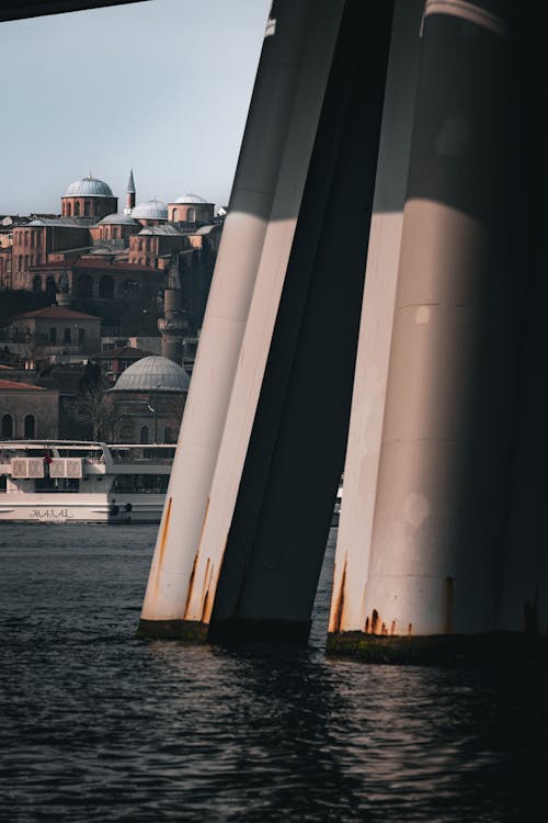 Support of the Golden Horn Metro Bridge