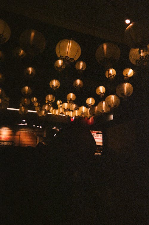 Free stock photo of 35mm, chinese lanterns, glow Stock Photo