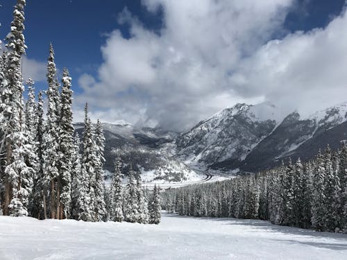 Scenic Winter Mountains Landscape