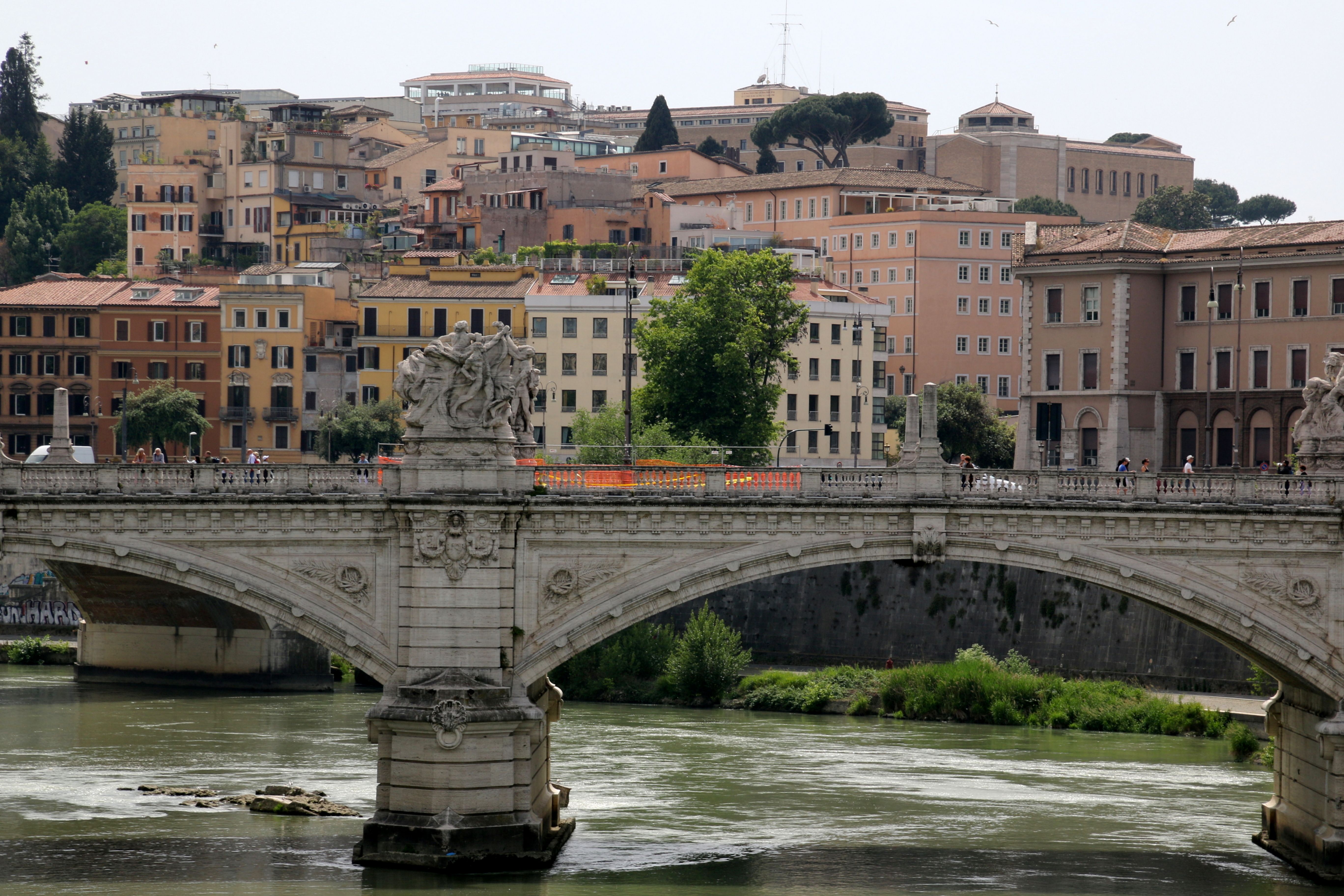 Ponte Vittorio Emanuele II Bridge in Rome · Free Stock Photo