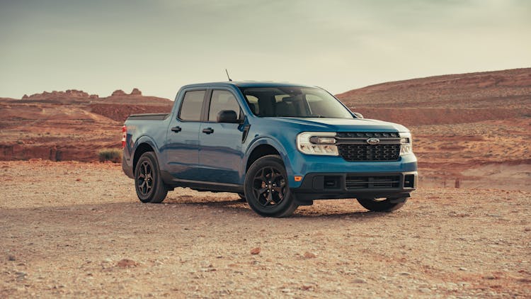 Ford Maverick On Desert