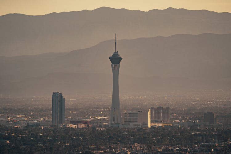 Las Vegas Cityscape With The Strat