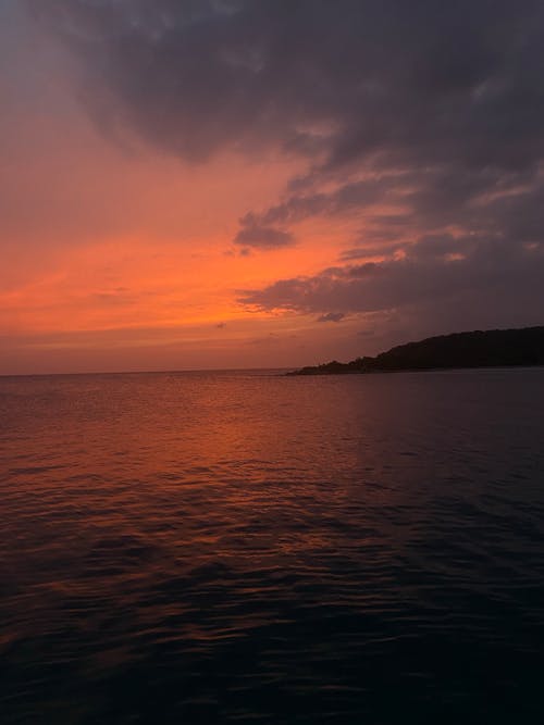 Free stock photo of beach sunset, blue ocean, curacao
