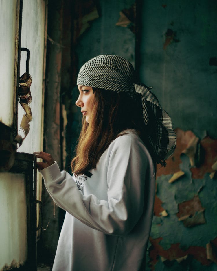 Woman In Headscarf