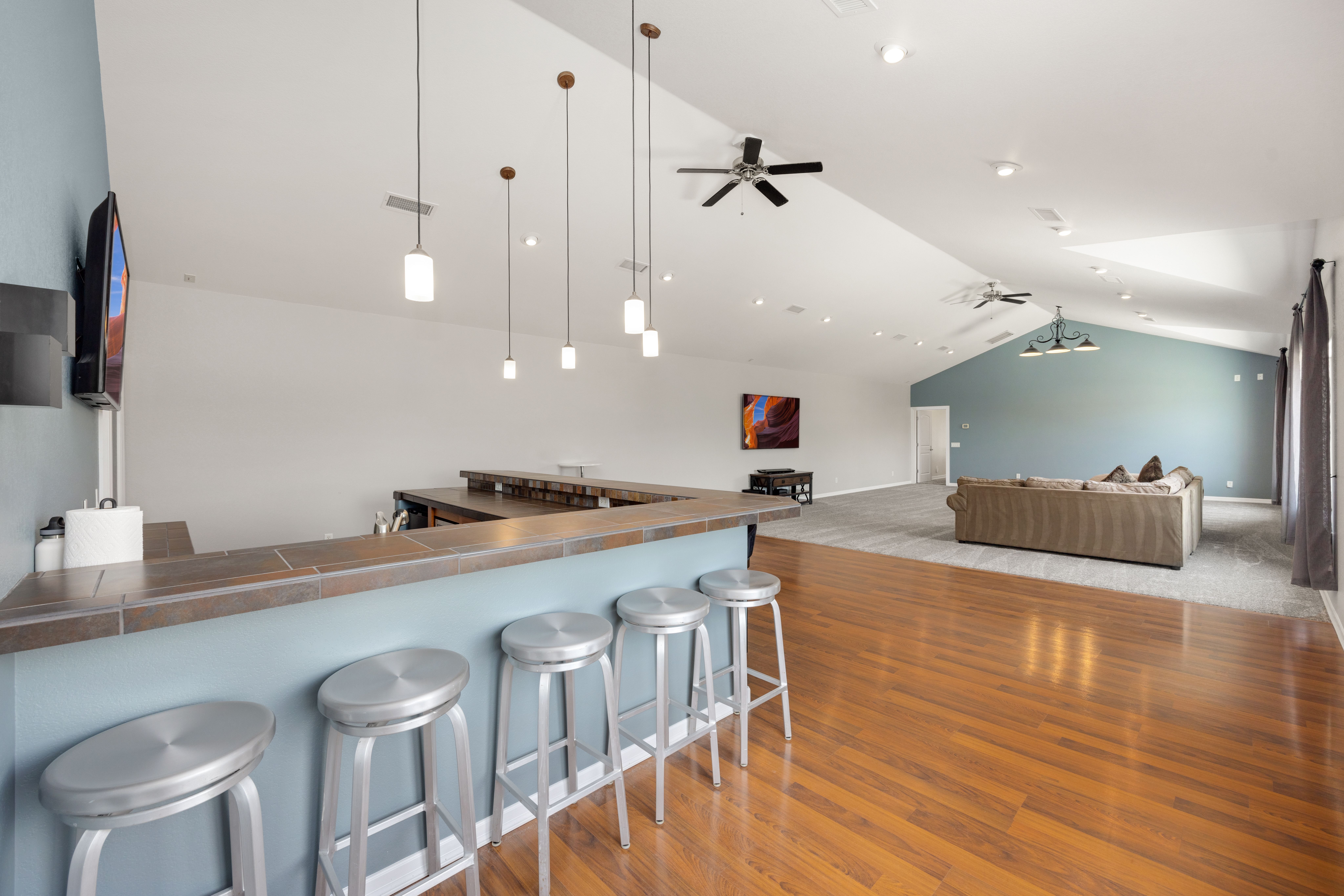 House Painting in Selsdon — surfaces prepped and cut in by hand