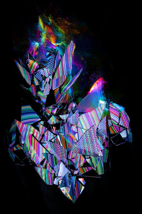 Distorted Human-Shaped Crystals ยท Free Stock Photo