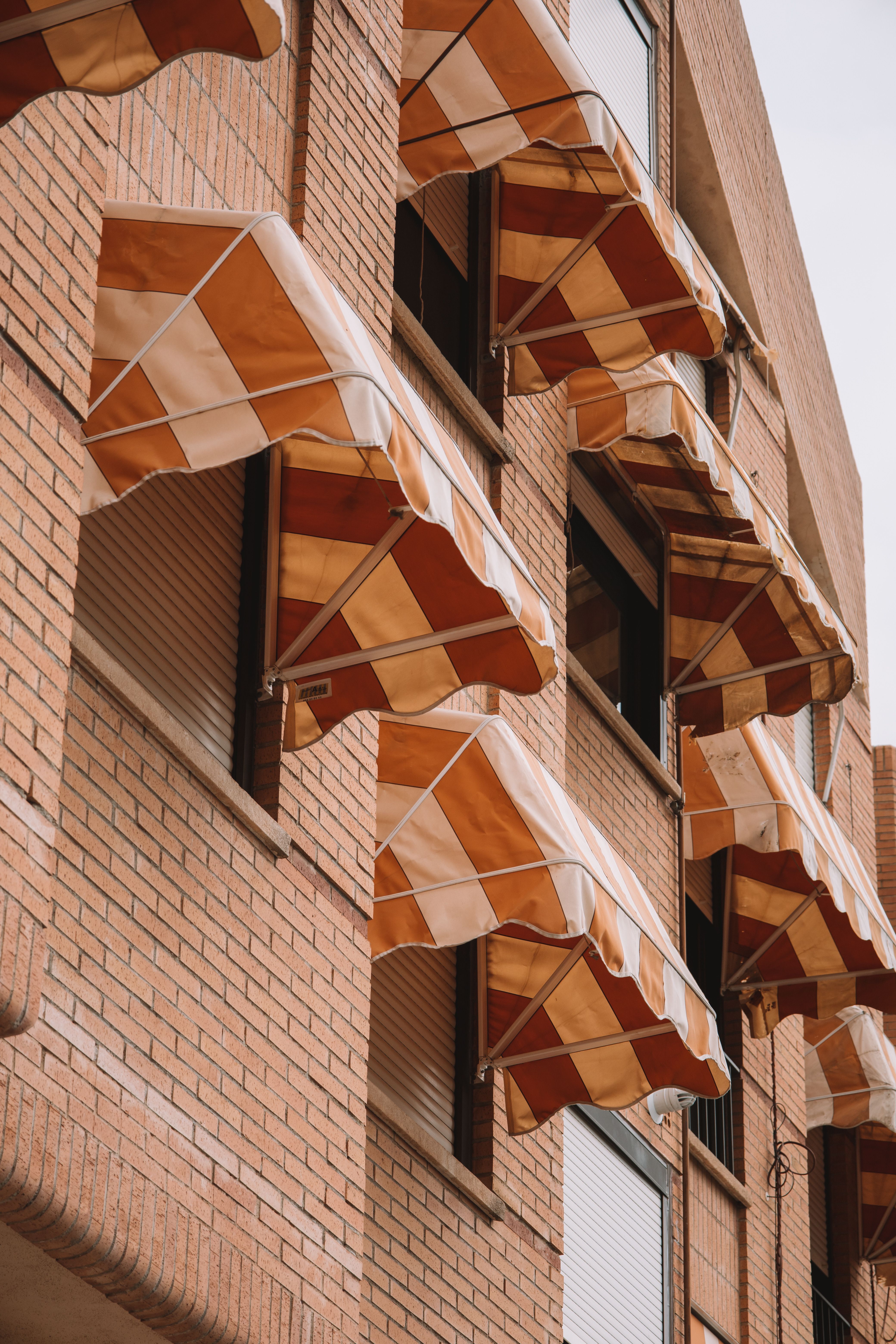 Awnings over Windows · Free Stock Photo