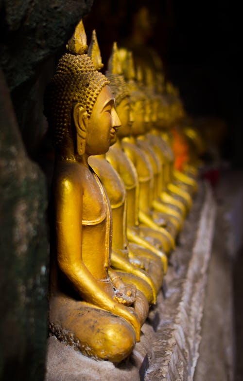 Row of Buddha Statues