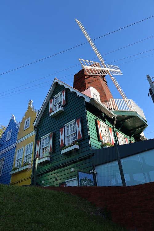Imagine de stoc gratuită din cidade zaandam, complex de divertisment, fotografiere verticală