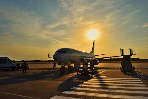 Free stock photo of airplane, airport, boarding
