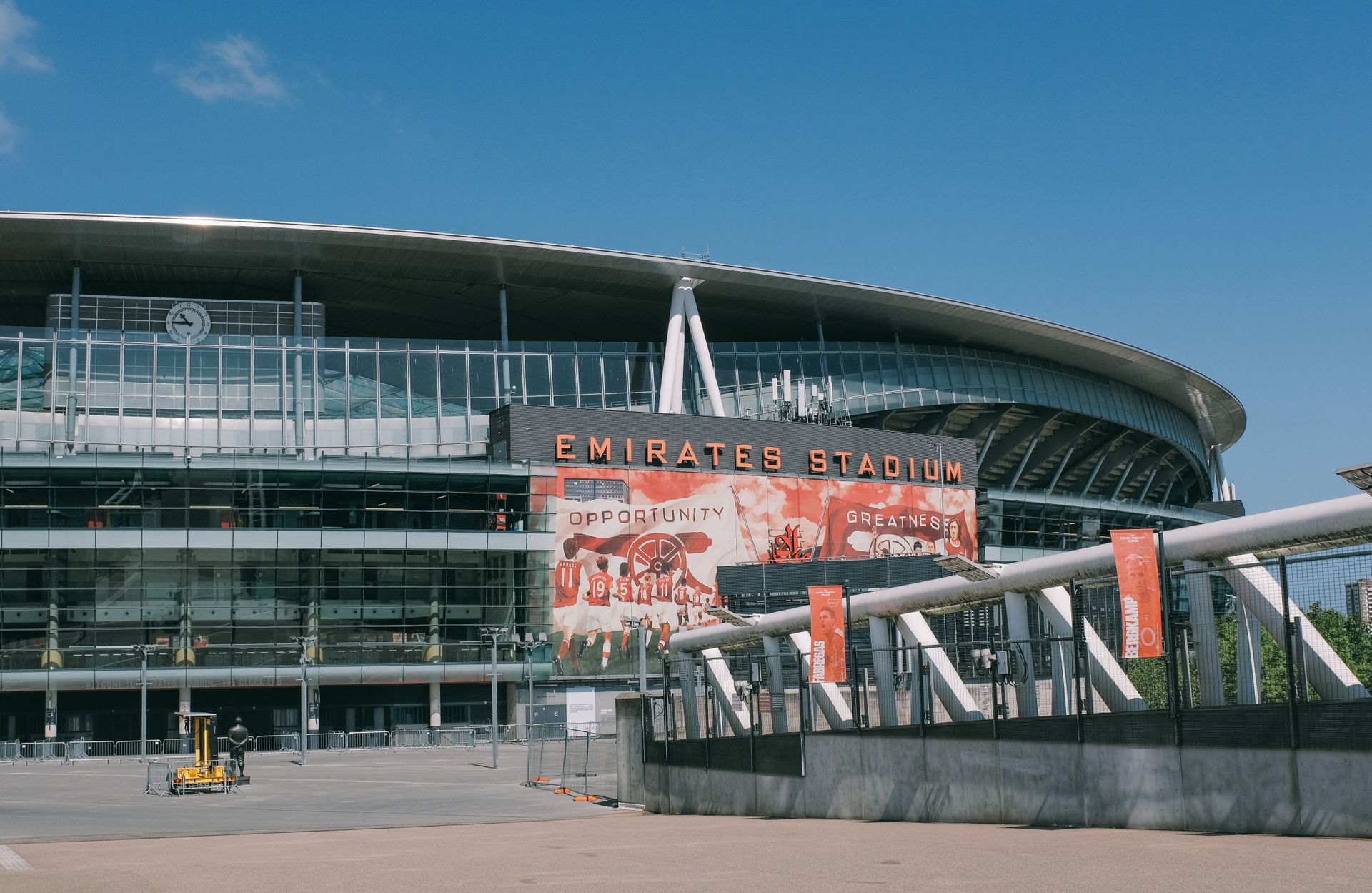 Exterior facade of Stamford Bridge stadium in London during daytime