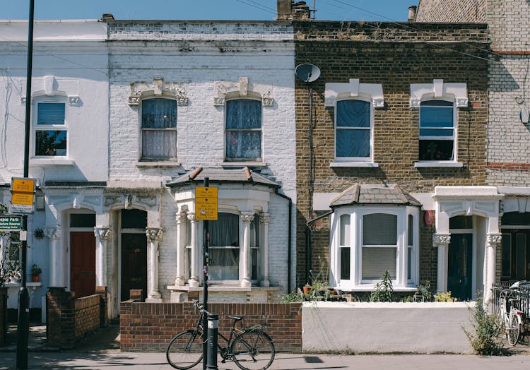 Typical House Street In London