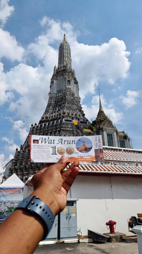 Bangkok, Budist tapınağı, hava yolculuğu içeren Ücretsiz stok fotoğraf