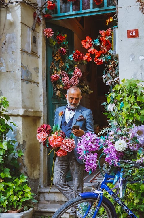 Gratis lagerfoto af blomster, dekoration, dør