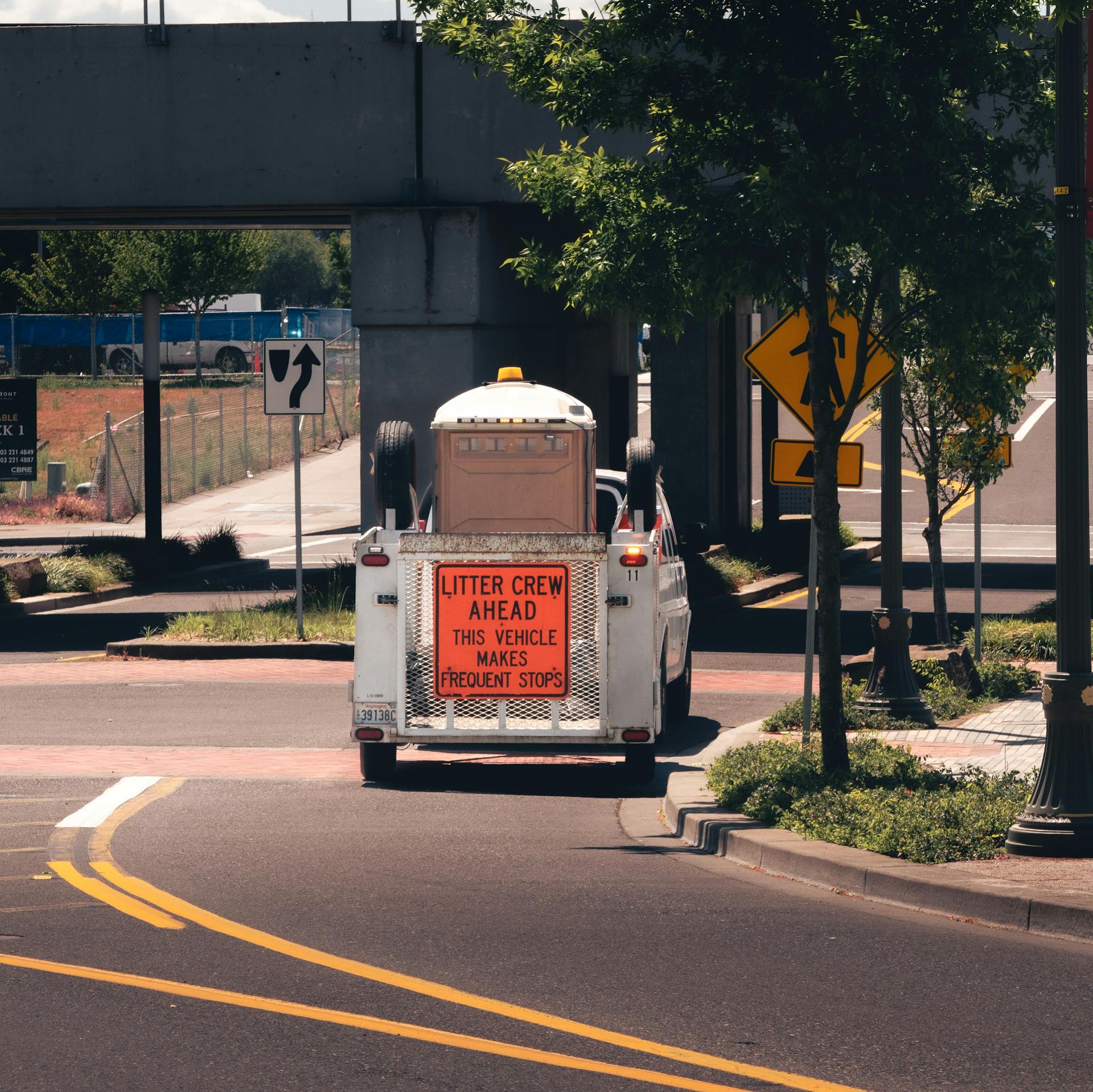 A public works / city vehicle