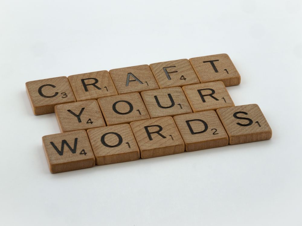 Creating Your Words Craft your words · Free Stock Photo