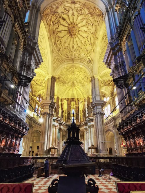 Ornamented Interior of Cathedral
