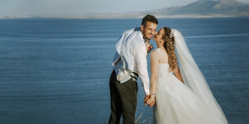 결혼 사진, 남자, 뒷모습의 무료 스톡 사진
