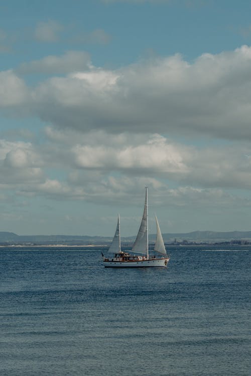 冒險, 双桅船, 垂直拍摄 的 免费素材图片
