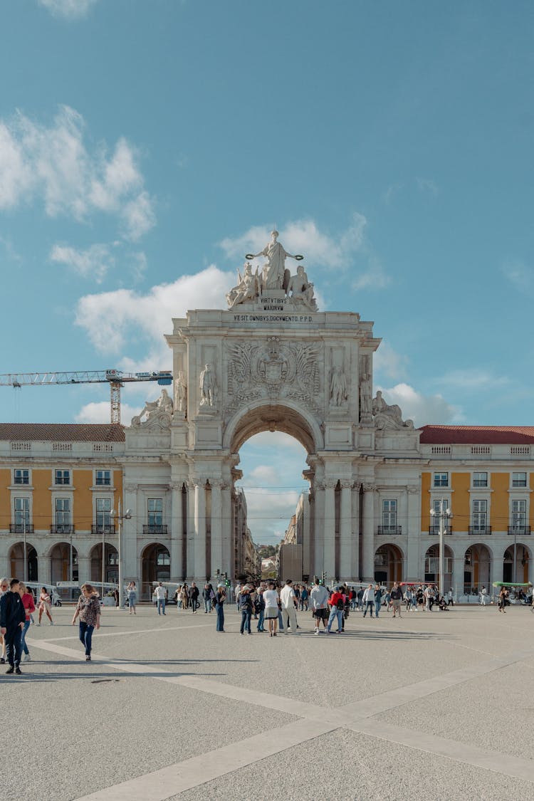 Historical Arch On City Square