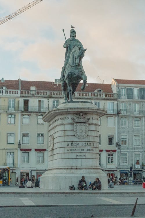 d ジョアン1世の像, シティ, ポルトガルの無料の写真素材